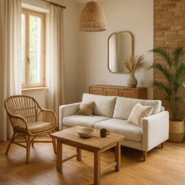 Naturalne materiały we wnętrzach