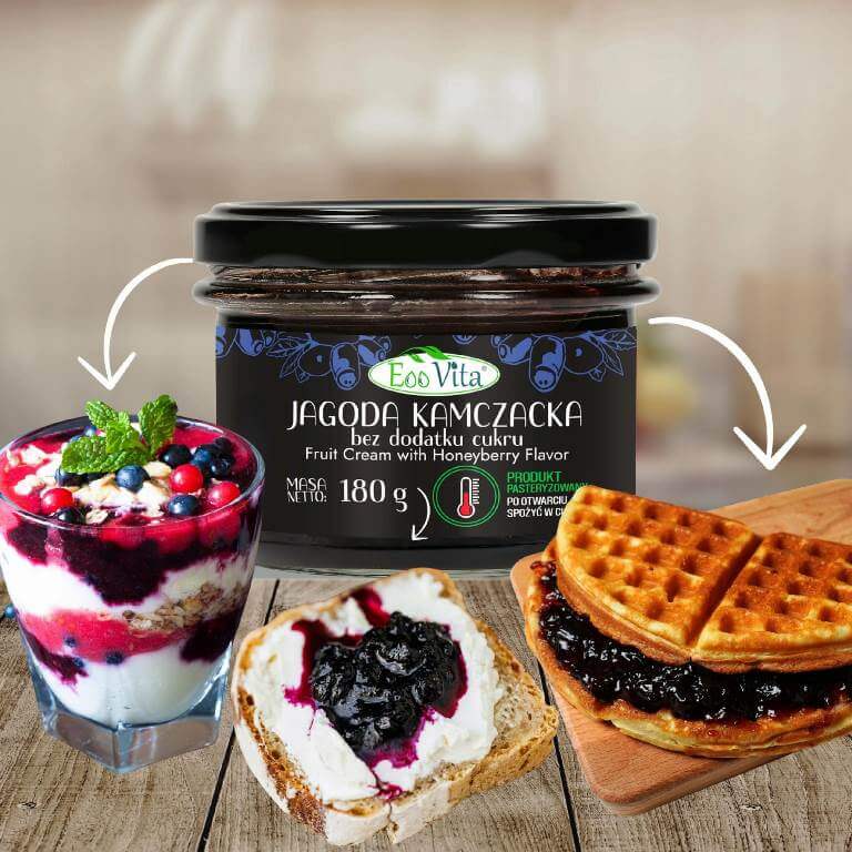 Krem z jagody kamczackiej 3