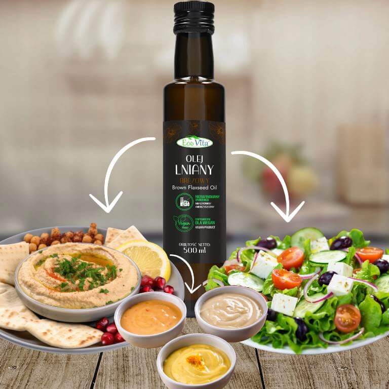 Olej Lniany Brązowy Nierafinowany 3
