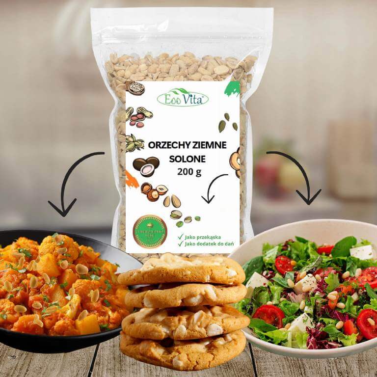 Orzechy ziemne prażone z solą