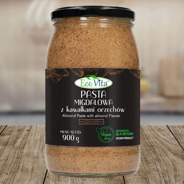 Pasta migdałowa z kawałkami