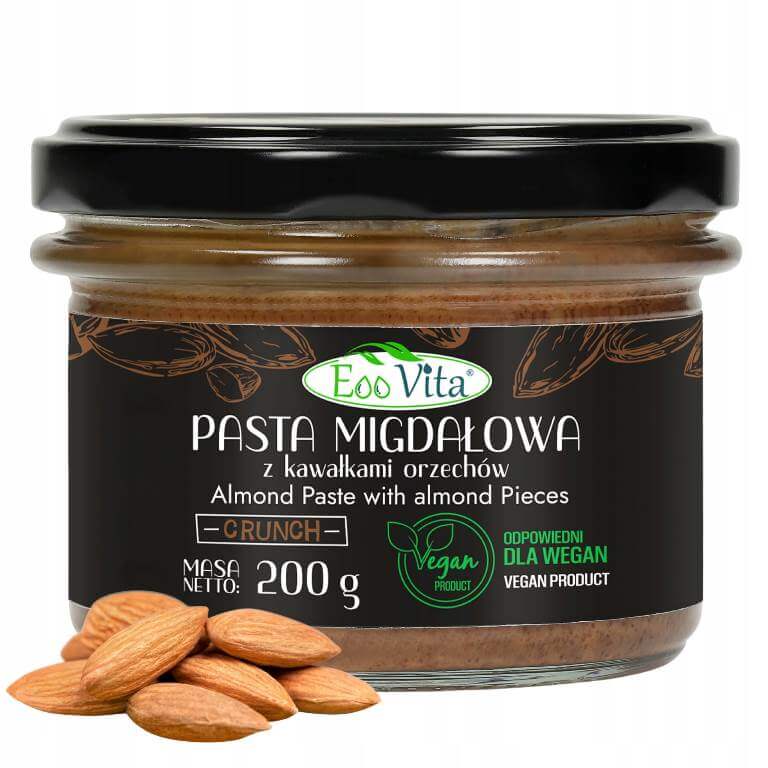 Pasta migdałowa z kawałkami