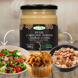 Pasta z orzechów ziemnych z kawałkami