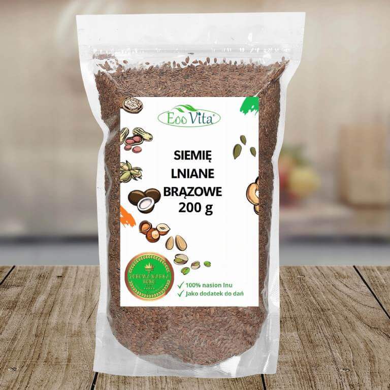 Siemie Lniane brązowe