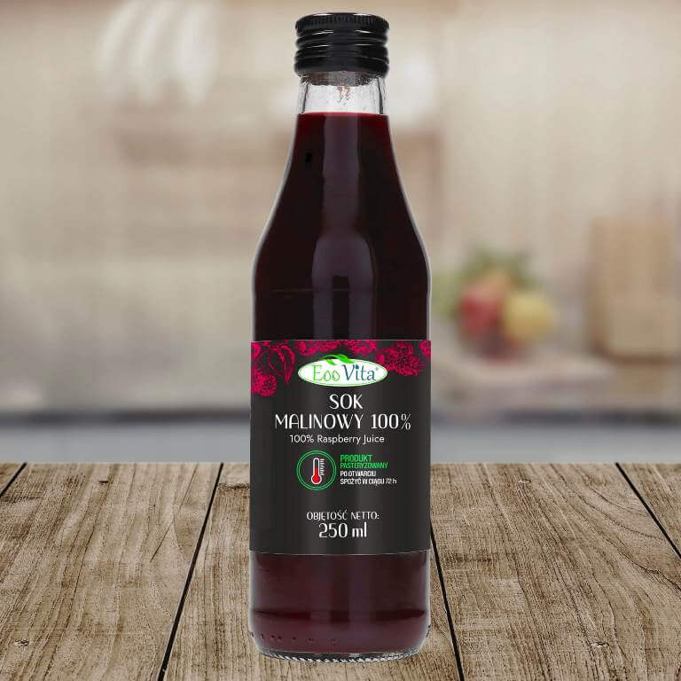 Sok Malinowy 250 ml