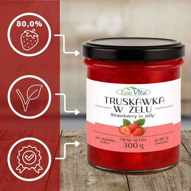 Truskawka w żelu 300g