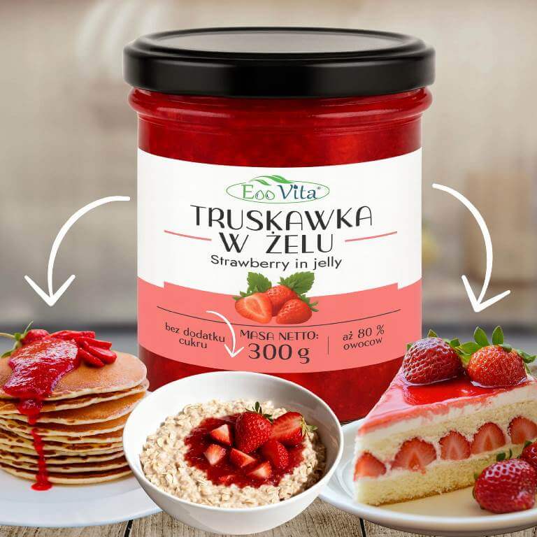 Truskawka w żelu 300g