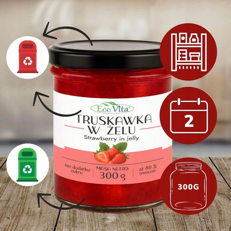 Truskawka w żelu 300g - obrazek 5
