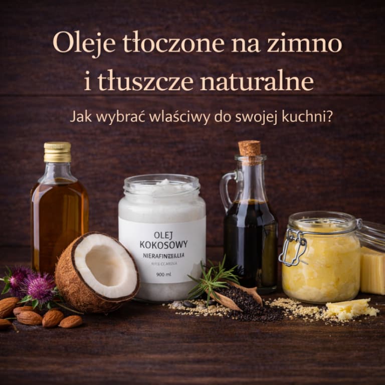 Oleje tłoczone na zimno i tłuszcze naturalne – jak wybrać właściwy do swojej kuchni